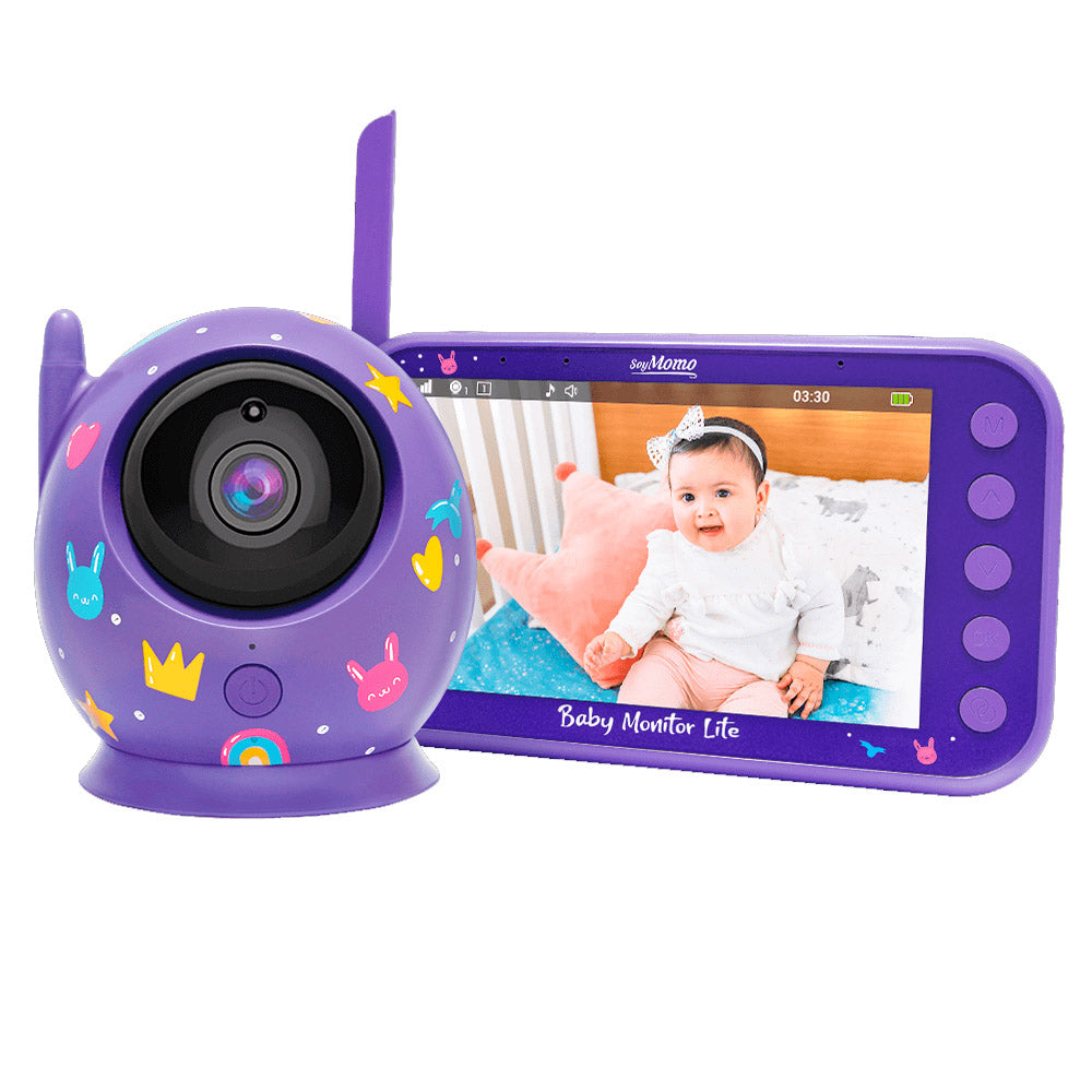 Monitor de vídeo SoyMomo Baby Monitor lite HD Morado