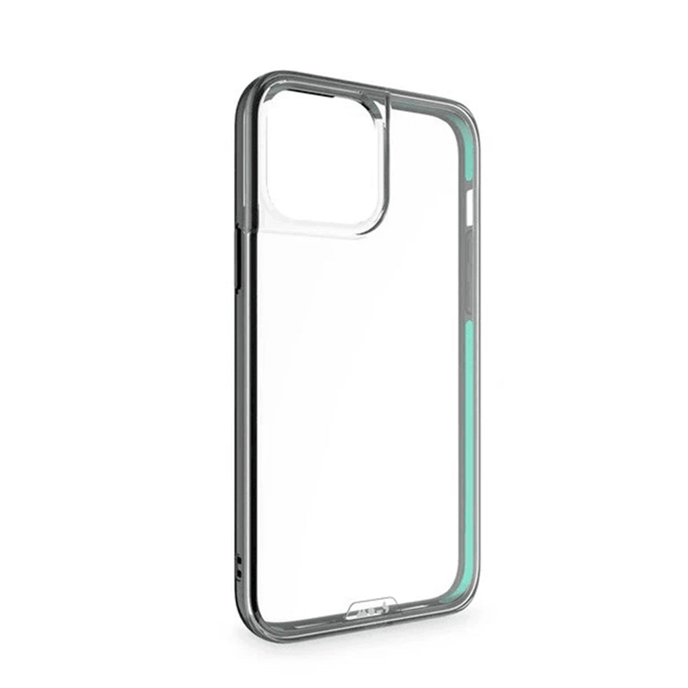 Carcasa Mous para iPhone 13Pro Clarity Transparente y Negro