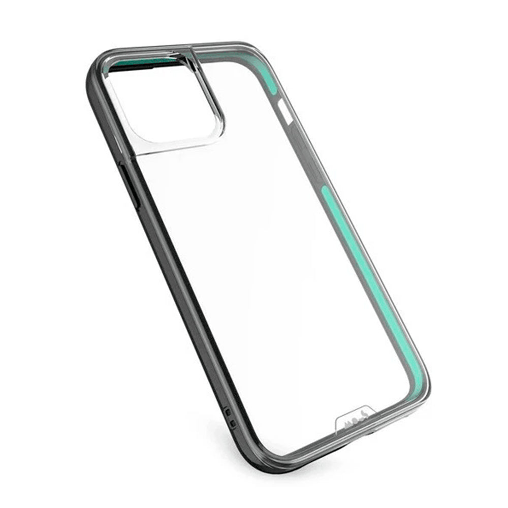 Carcasa Mous para iPhone 13Pro Clarity Transparente y Negro