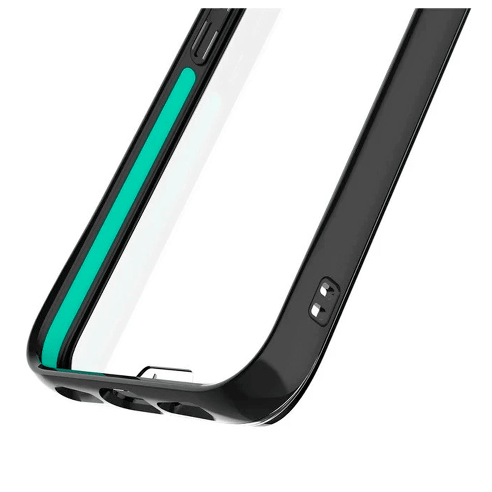 Carcasa Mous para iPhone 13Pro Clarity Transparente y Negro