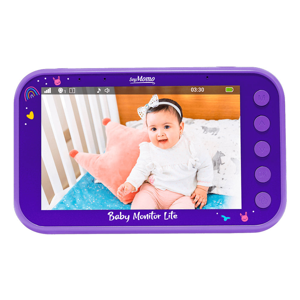 Monitor de vídeo SoyMomo Baby Monitor lite HD Morado