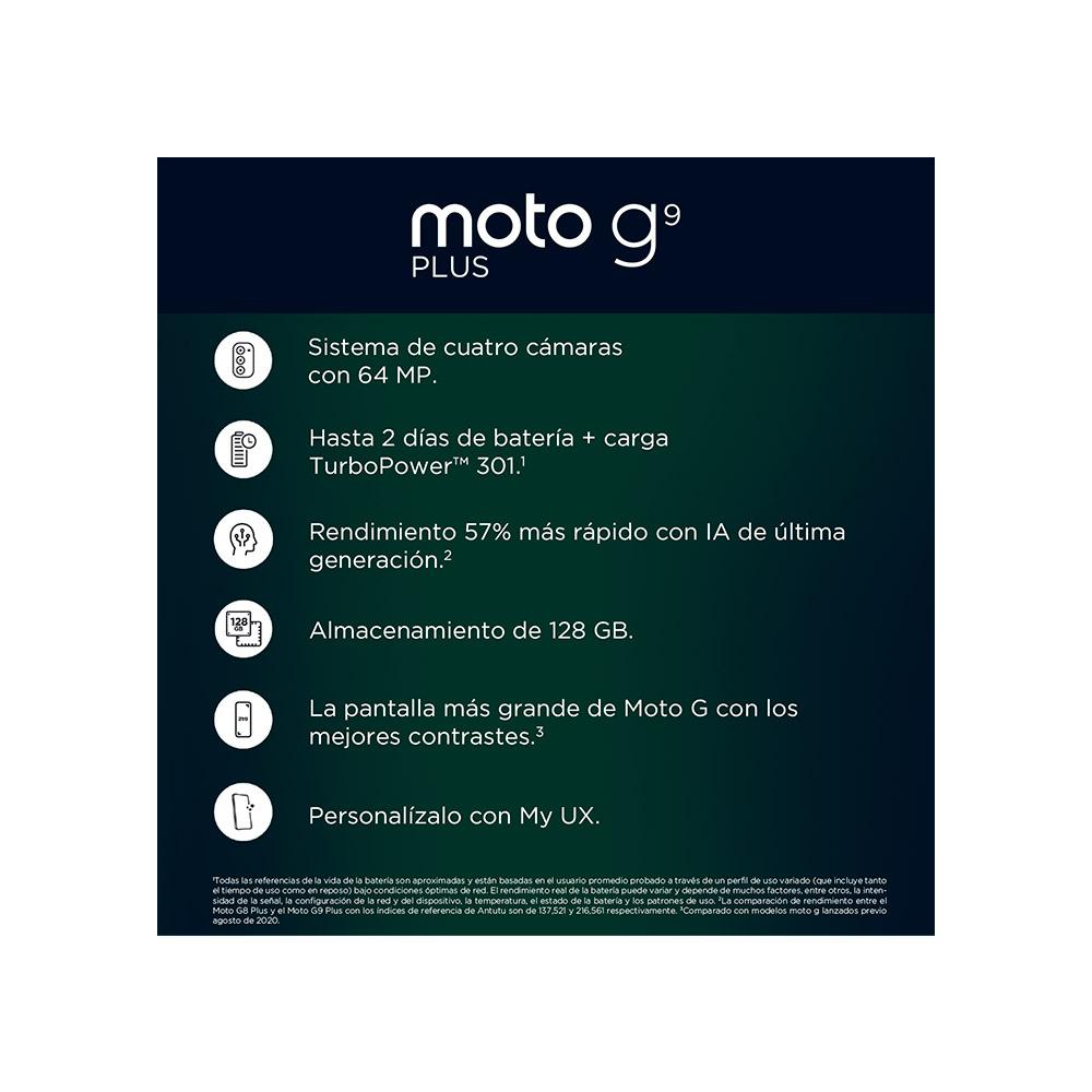 OPEN BOX - MOTOROLA G9 PLUS 128GB ROM 4GB RAM - OPEN BOX