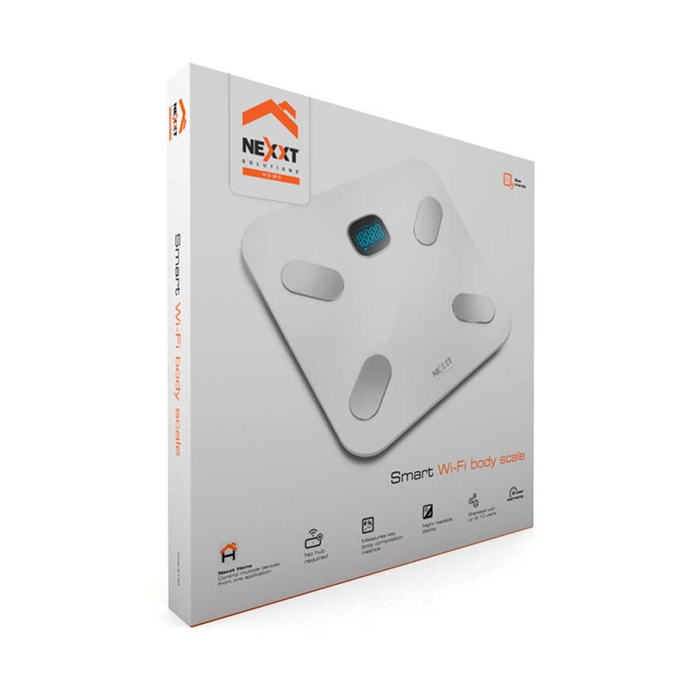 Balanza Pesa Inteligente Nexxt NHA S130 Bluetooth Blanco