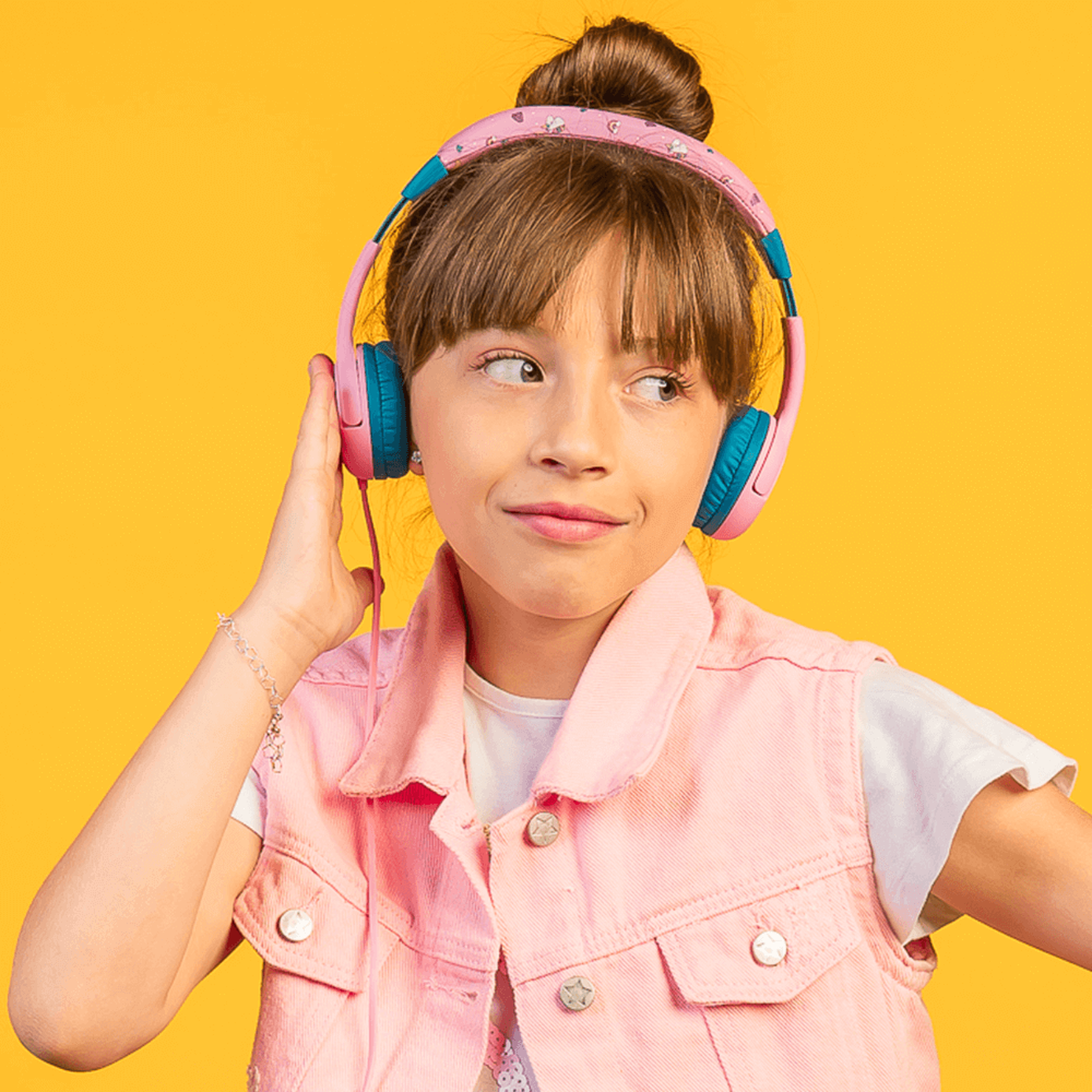 Audifonos para niños SoyMomo con Cable Rosado