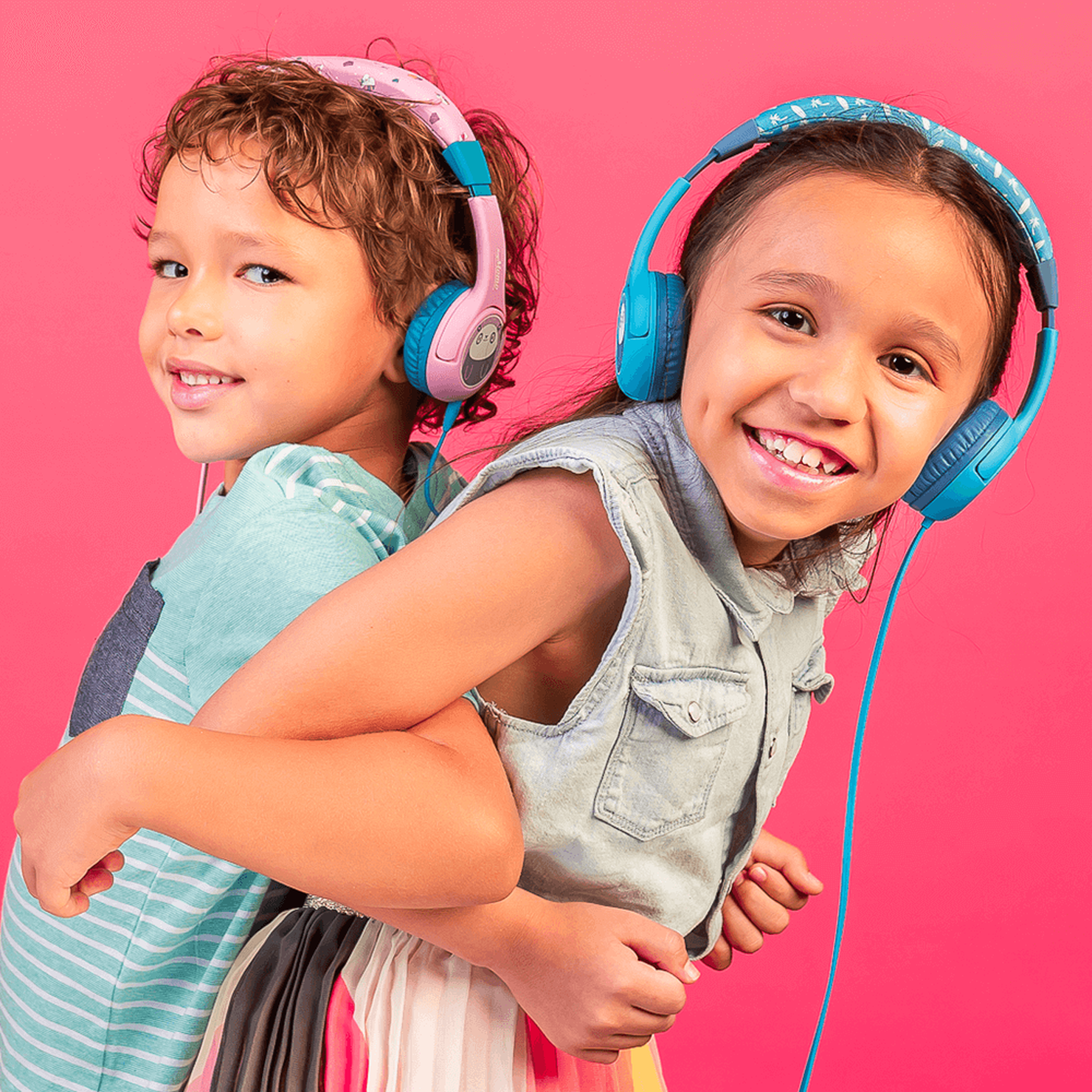 Audifonos para niños SoyMomo con Cable Rosado