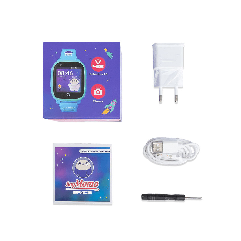 Reloj para Niños SoyMomo Space 4G GPS Azul