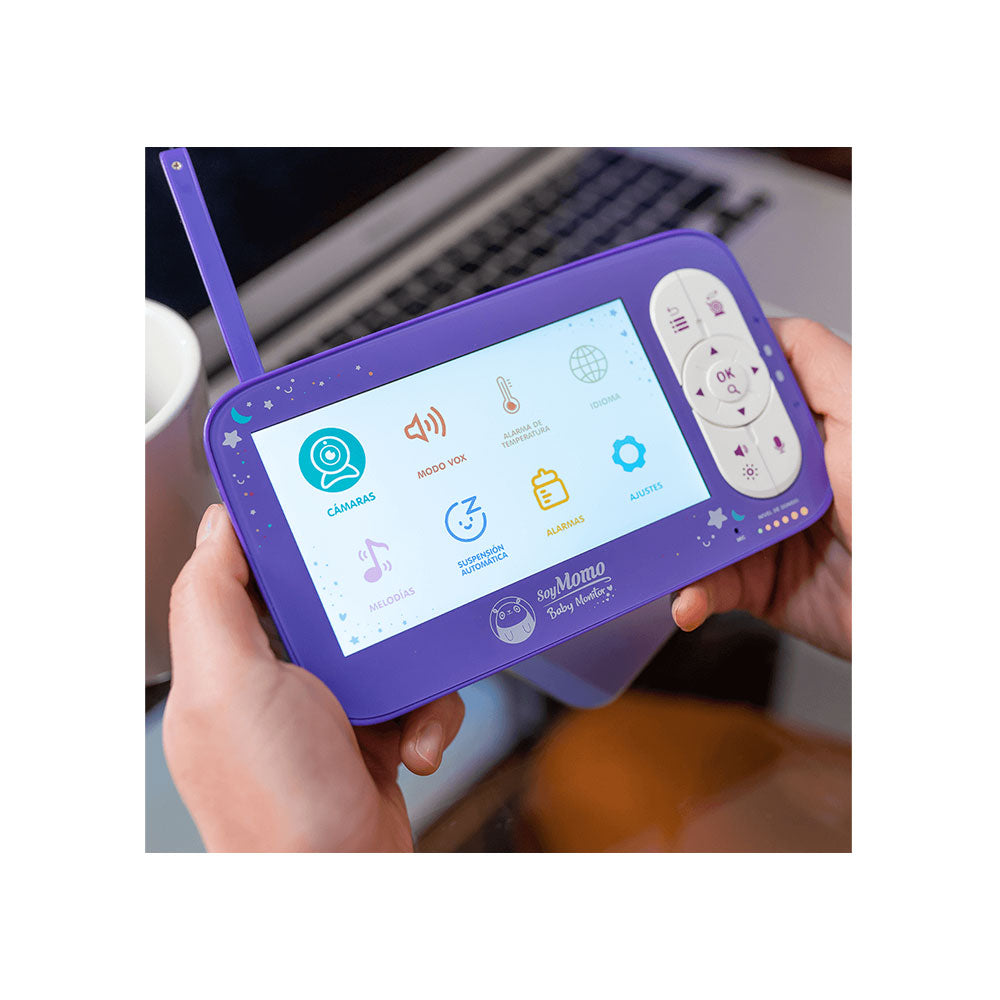 Baby Monitor Soymomo Pro Vision Nocturna Morado